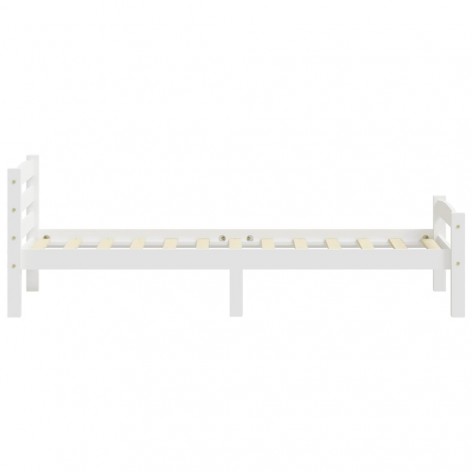 vidaXL Dormeuse Estraibile senza Materasso Bianca Legno Pino 90x200 cm